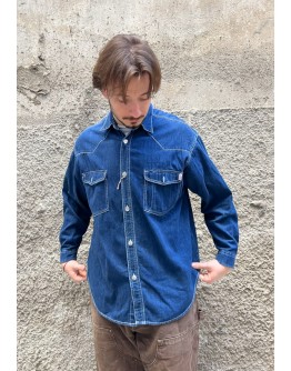 Vintage unisex denim πουκάμισο Esprit L