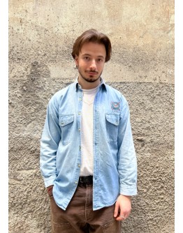 Vintage unisex denim πουκάμισο M