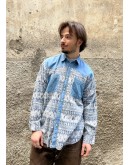 Vintage unisex denim πουκάμισο L
