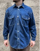 Vintage unisex denim πουκάμισο Esprit L