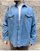 Vintage unisex denim πουκάμισο L-XL