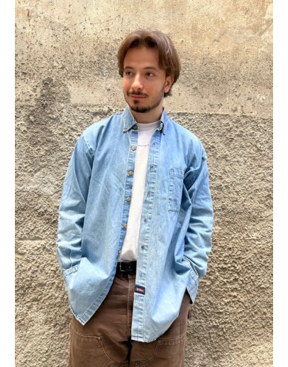 Vintage unisex denim πουκάμισο Dickies XL-XXL