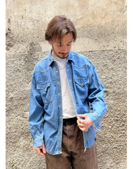 Vintage unisex denim πουκάμισο Levi's XL-XXL