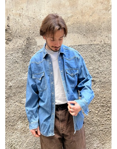 Vintage unisex denim πουκάμισο Levi's XL-XXL