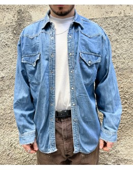 Vintage unisex denim πουκάμισο Levi's XL-XXL