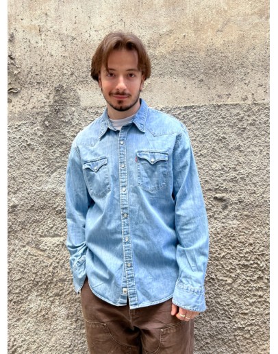 Vintage unisex denim πουκάμισο Levi's L-XL