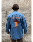 Vintage unisex denim πουκάμισο L-XL