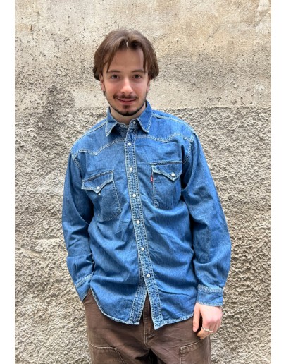 Vintage unisex denim πουκάμισο Levi's L-XL