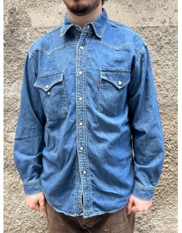 Vintage unisex denim πουκάμισο Levi's L-XL