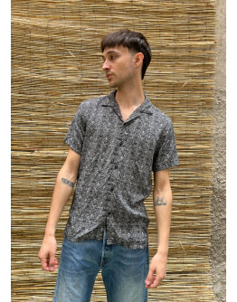 Vintage unisex εμπριμέ πουκάμισο S