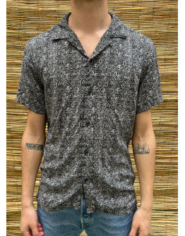 Vintage unisex εμπριμέ πουκάμισο S