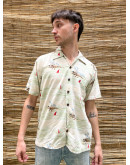 Vintage unisex εμπριμέ πουκάμισο S