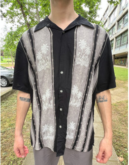 Vintage unisex εμπριμέ πουκάμισο M-L