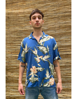Vintage unisex εμπριμέ πουκάμισο L