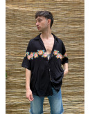 Vintage unisex φλοράλ πουκάμισο XL