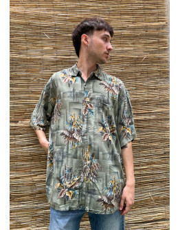 Vintage unisex εμπριμέ πουκάμισο Pierre Cardin XL