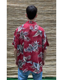 Vintage unisex εμπριμέ πουκάμισο XXL