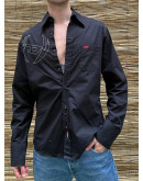 Vintage unisex μαύρο πουκάμισο Diesel L