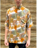 Vintage unisex εμπριμέ πουκάμισο M-L