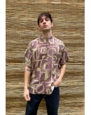 Vintage unisex εμπριμέ πουκάμισο L
