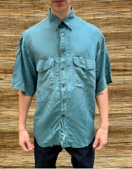 Vintage unisex μεταξωτό πουκάμισο L-XL