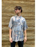 Vintage unisex εμπριμέ πουκάμισο XL