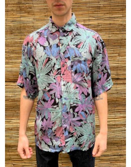 Vintage unisex εμπριμέ πουκάμισο M-L