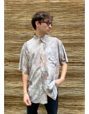 Vintage unisex εμπριμέ πουκάμισο L-XL