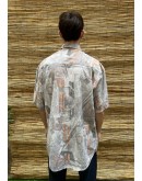 Vintage unisex εμπριμέ πουκάμισο L-XL