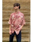 Vintage unisex εμπριμέ πουκάμισο M-L