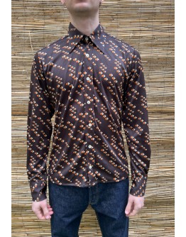 Vintage unisex εμπριμέ πουκάμισο S