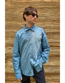 Vintage unisex εμπριμέ πουκάμισο XL