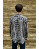 Vintage unisex εμπριμέ πουκάμισο L-XL