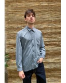 Vintage unisex μεταξωτό πουκάμισο L
