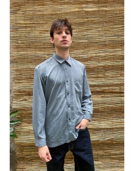 Vintage unisex μεταξωτό πουκάμισο L