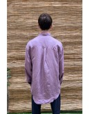 Vintage unisex μεταξωτό πουκάμισο L-XL