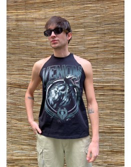 Vintage unisex αμάνικο T-shirt Marvel Μ