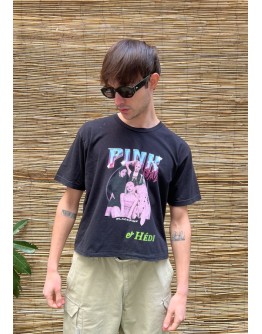 Vintage unisex T-shirt Black Pink M