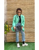 Vintage black leather bag 