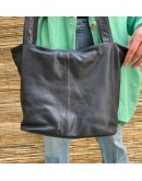 Vintage black leather bag 