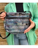 Vintage printed leather bag 