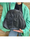 Vintage black leather bag 
