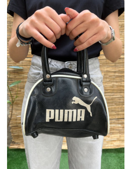 Vintage Y2K δερμάτινη τσάντα Puma 