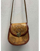Vintage western leather bag 