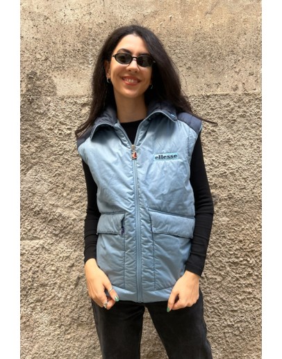 Vintage unisex puffer γιλέκο ellesse M