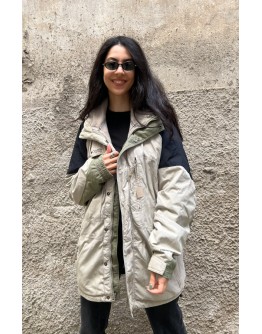 Vintage unisex αδιάβροχο μπουφάν Columbia με φλις επένδυση L