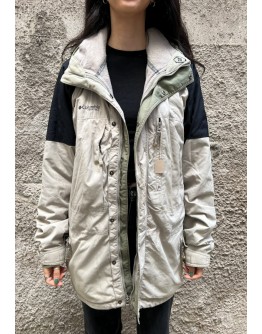 Vintage unisex αδιάβροχο μπουφάν Columbia με φλις επένδυση L