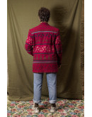 Vintage μάλλινο ημίπαλτο L