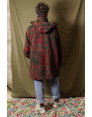 Vintage εμπριμέ μπουφάν Oversized