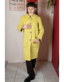 Vintage μάλλινο παλτό S